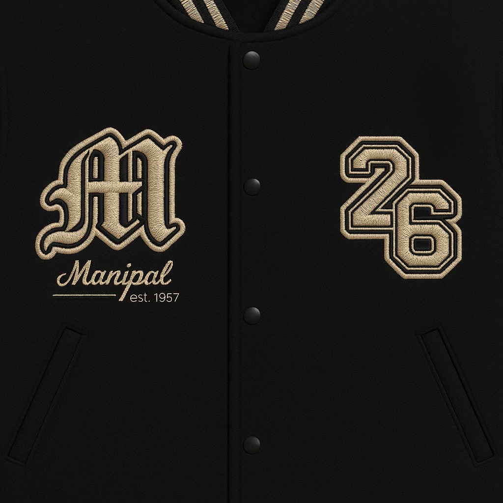 MIT Batch of 2026 Odin Black Varsity (leather sleeves)