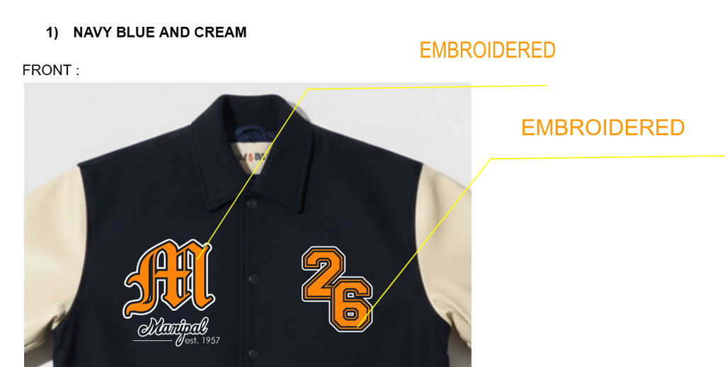 MIT Batch of 2026 Classic Blue Varsity